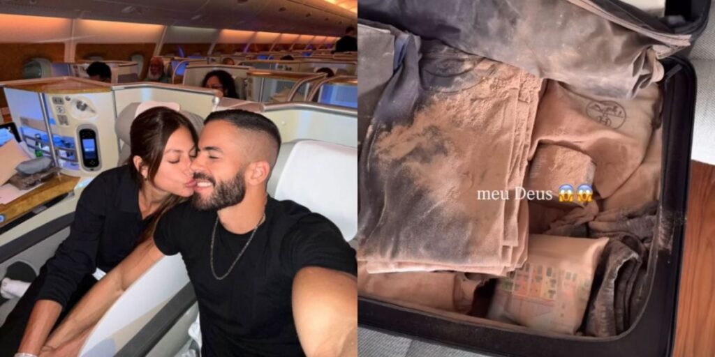 Na Tailândia, Mari Gonzalez mostra "pequeno acidente" com bagagem