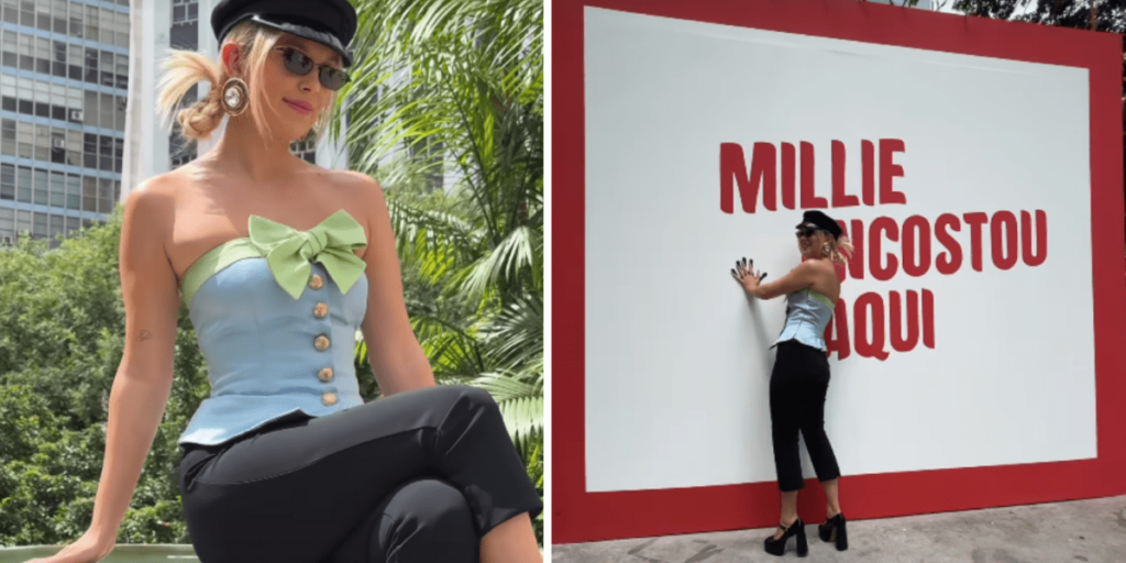 Após evento da Netflix, Millie Bobby Brown turista por São Paulo; veja