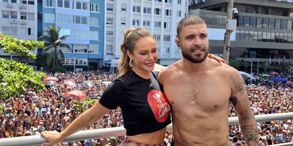 Paolla Oliveira participa do trio de Diogo Nogueira em Copacabana; confira