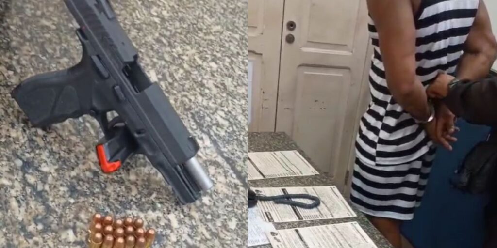 "Folião presidiário" é preso após atirar com pistola em rua do RJ