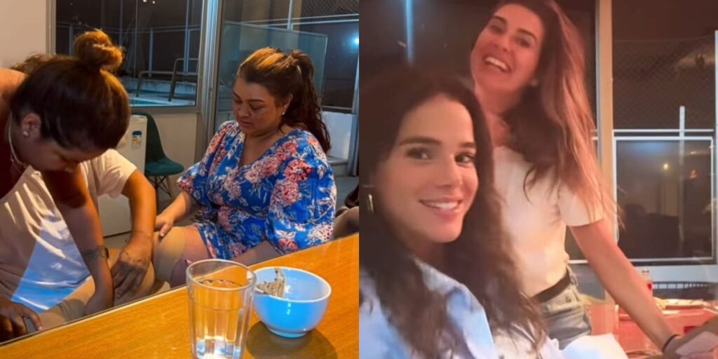Preta Gil mostra jantar com Ivete, Bruna Marquezine, Fer Paes Leme e mais