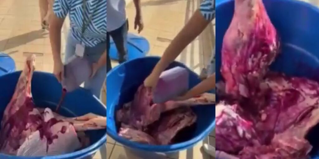 Carne estragada era pintada com corante vermelho para parecer fresca em SC