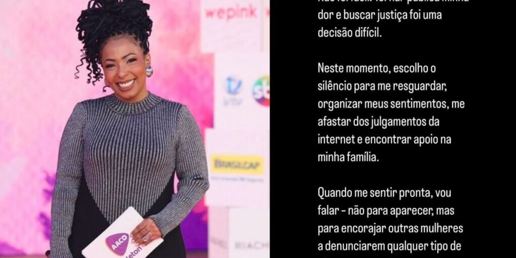 "Não foi fácil", diz Juliana Oliveira após acusar apresentador de estupro