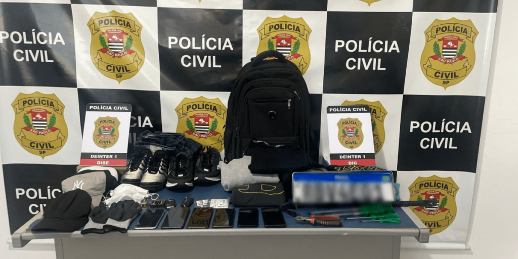 Trio especialista em furtos de agências bancárias é preso no litoral de SP