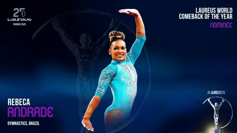 Rebeca Andrade é indicada ao Prêmio Laureus; veja em qual categoria