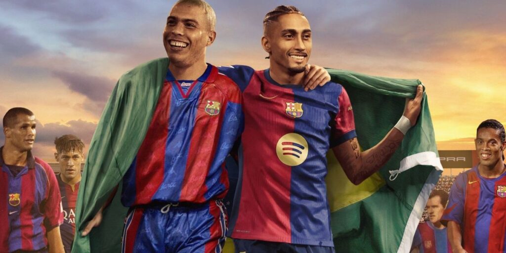 Raphinha iguala marca de Ronaldo Fenômeno no Barcelona