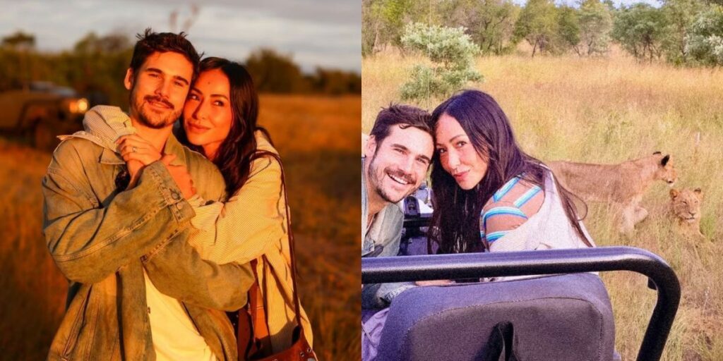 Sabrina Sato e Nicolas Prattes se declaram em lua de mel na África