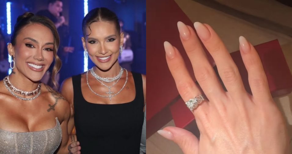 Virginia presenteia sócia em aniversário com anel de R$125 mil; veja modelo