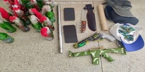 Torcedores são detidos com coquetéis molotov antes do Ba-Vi em Salvador