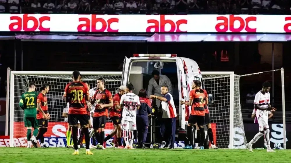 Sport atualiza situação de Igor Cariús após susto contra o São Paulo