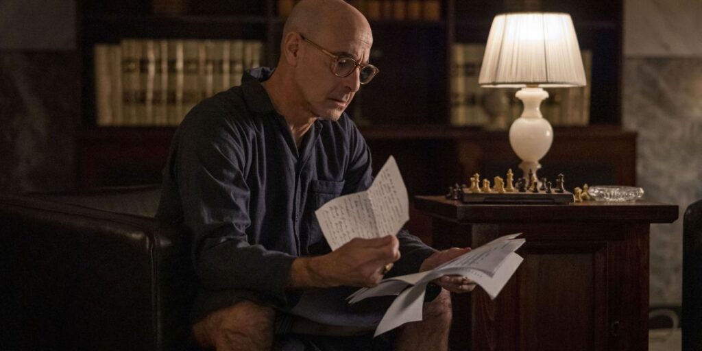 Stanley Tucci descobriu problema na tireoide nas gravações de "Conclave"