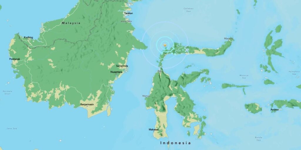 Terremoto de magnitude 5,4 atinge ilha na Indonésia, diz serviço geológico