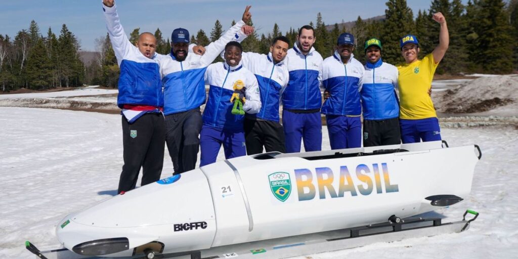 País do gelo? Brasil faz história no bobsled em Mundial nos Estados Unidos