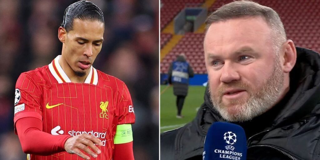 Rooney chama Van Dijk de "preguiçoso" após eliminação do Liverpool