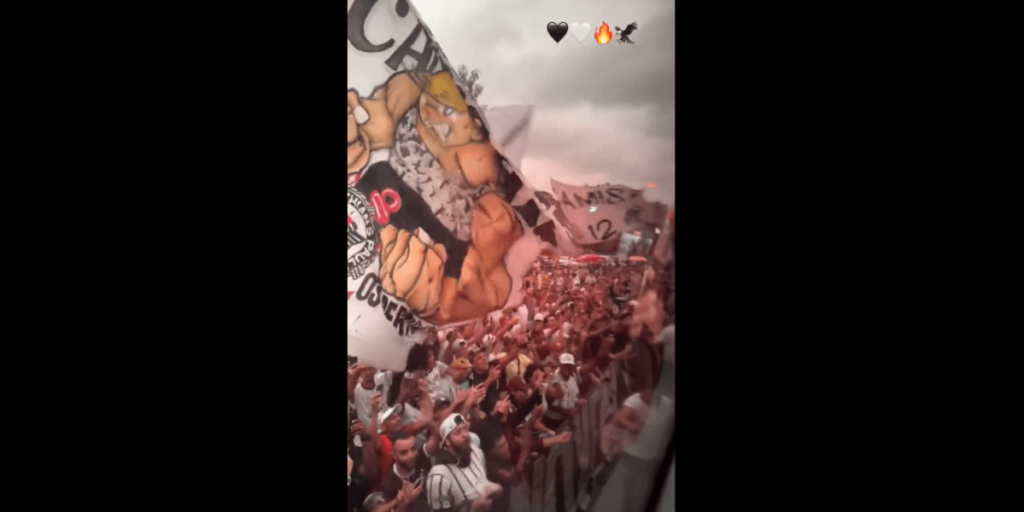 Antes da final, Hugo Souza publica vídeo de festa da torcida do Corinthians