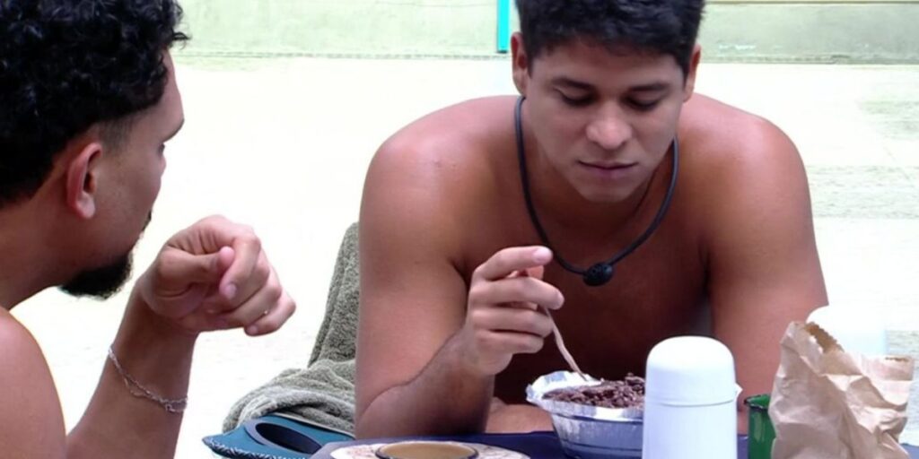 BBB25: Guilherme e Vinícius recebem almoço "pior do que a Xepa"; veja