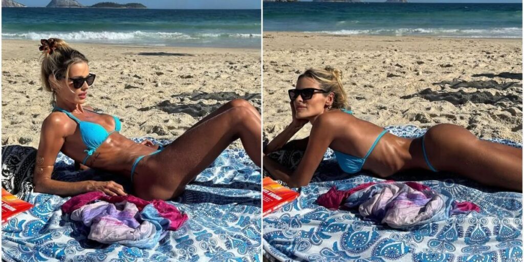 Yasmin Brunet aproveita dia de sol em praia no Rio; veja