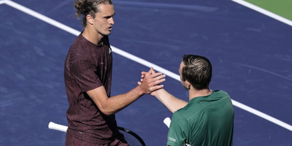 Zverev é surpreendido por holandês e deixa Indian Wells precocemente