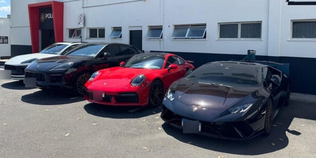 "Carrões do crime": operação bloqueia Ferrari, Lamborghini e Porsche em SP