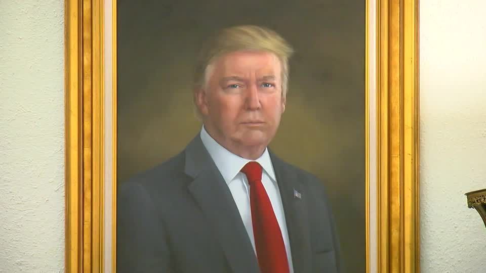 Pintora de retrato de Trump diz que críticas ameaçam sua carreira