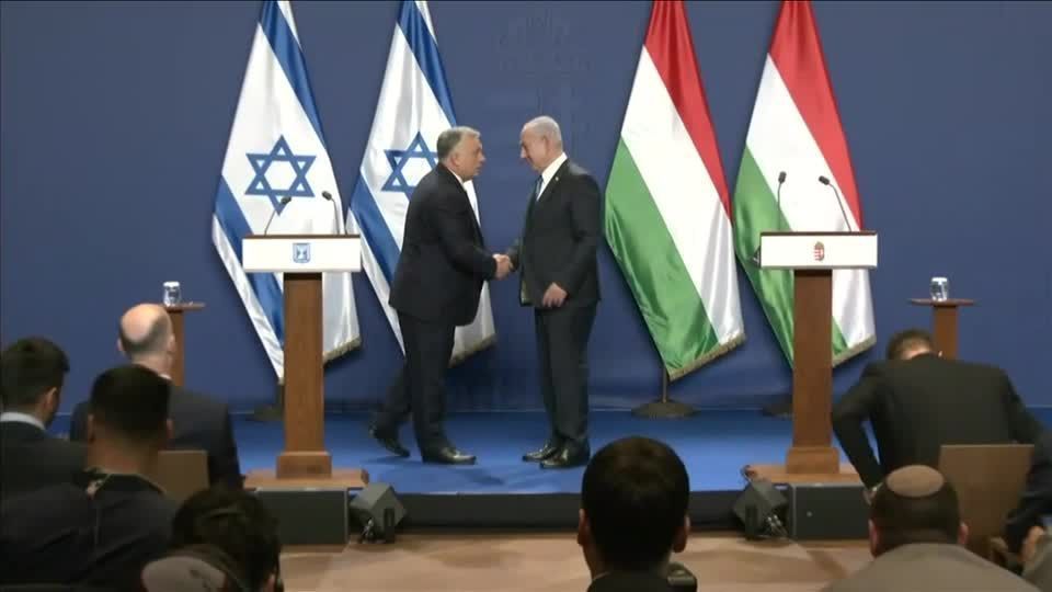 Netanyahu agradece a Orbán pela decisão da Hungria de sair do TPI