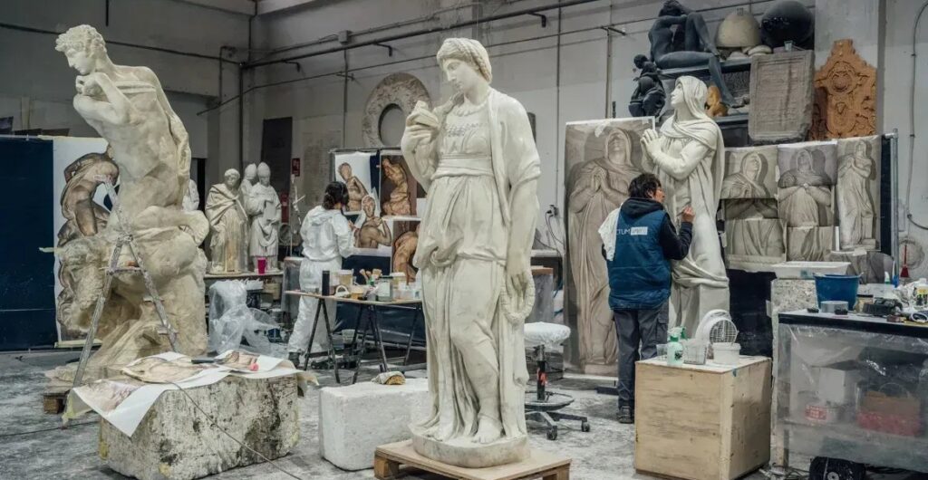 Esculturas de Michelangelo são impressas em 3D em museu na Dinamarca