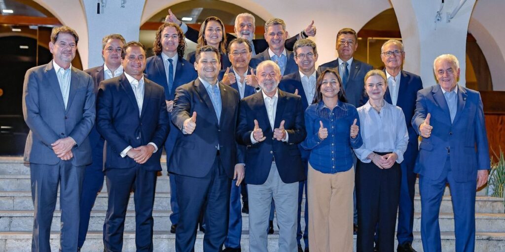 Alcolumbre recebe Lula para reunião com líderes do Senado