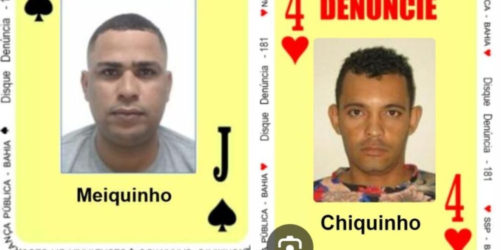 Baralho do crime: polícia captura líderes de facções na Bahia