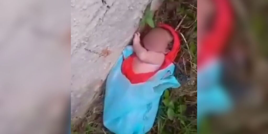 Bebê recém-nascida é encontrada em sacola plástica no RJ