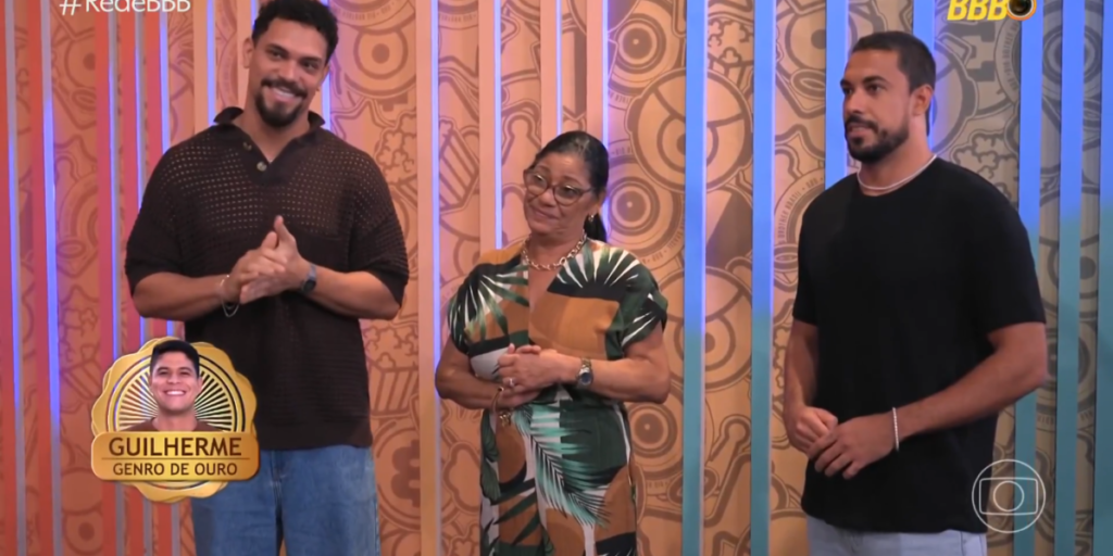 BBB25: Maike e Vinícius disputam aprovação da sogra em quadro humorístico