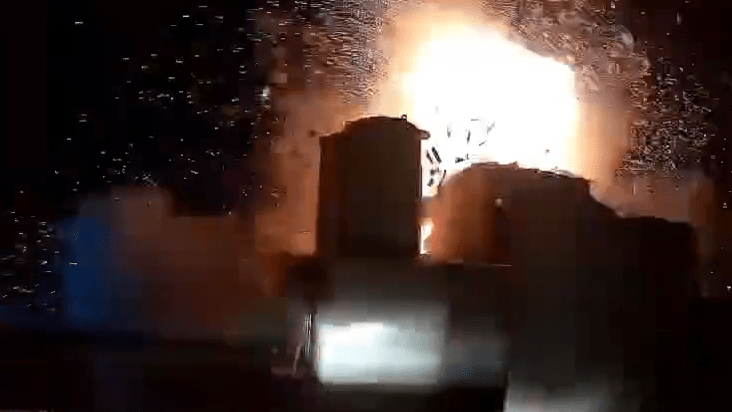 Vídeo: veja momento em que fábrica de gás explode no Paraná