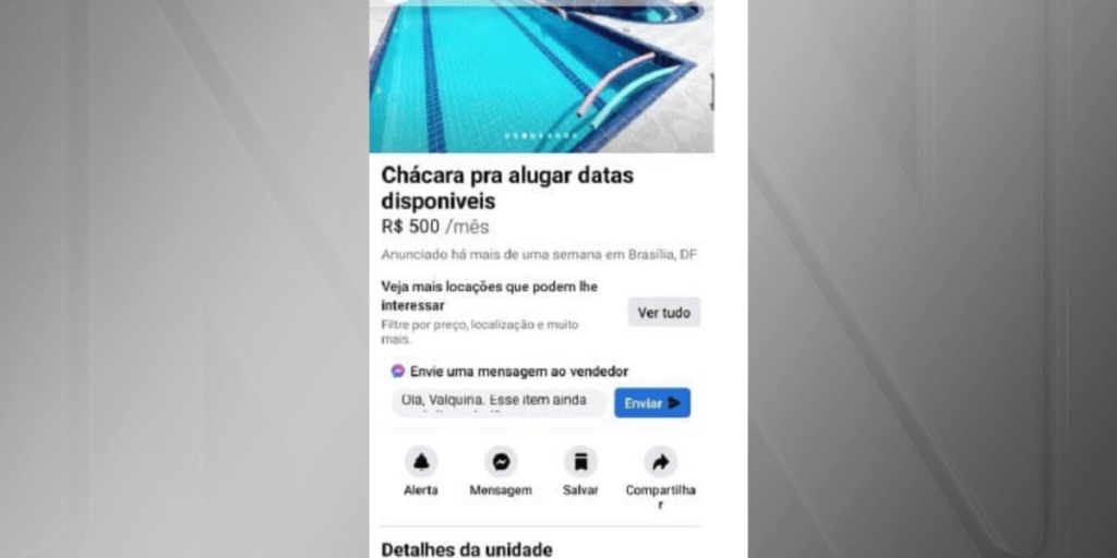 Polícia do DF prende homem que aplicava golpe de falso aluguel de chácaras