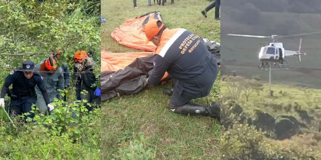 Homem é encontrado morto após cair de paraglider no interior de SP