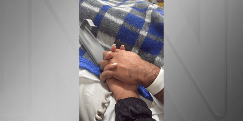 "Falou que ia matar a gente e pediu o colar", diz esposa de turista baleado