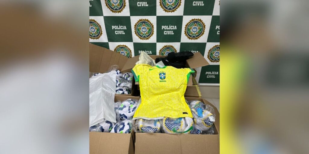 Grupo que desviava materiais esportivos da sede da CBF é preso no RJ