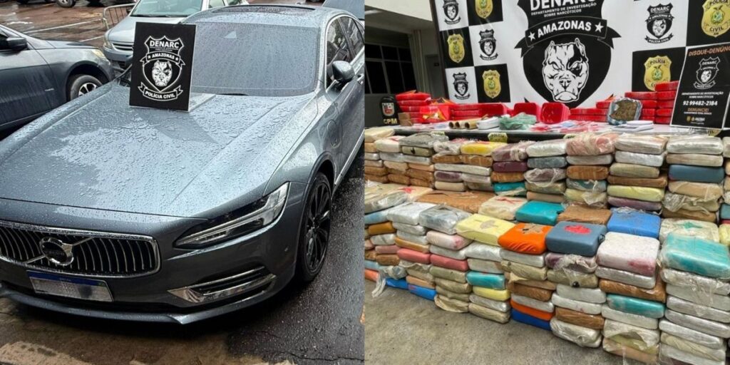 Polícia do AM faz operação e apreende R$ 10 milhões em drogas e veículos