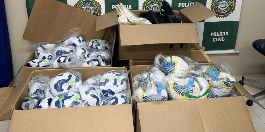 Funcionário é descoberto desviando materiais esportivos da CBF