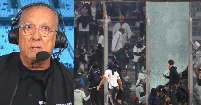 Galvão Bueno reage à morte em jogo no Chile: "Pior lugar para se jogar"