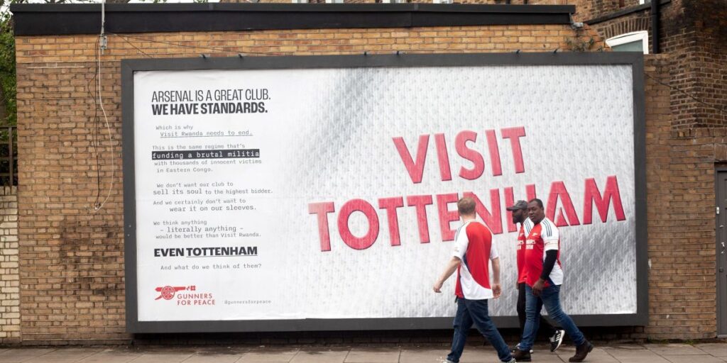 Entenda por que os fãs do Arsenal iniciaram a campanha “Visit Tottenham”