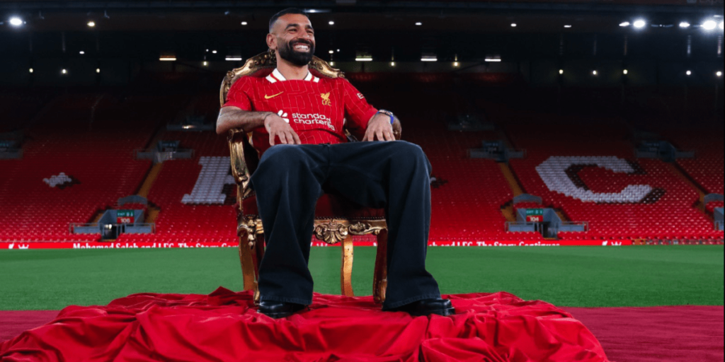 Liverpool anuncia renovação de Salah: "Vida longa ao rei"