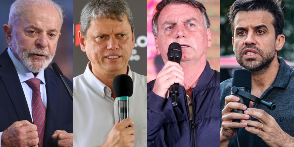 Lula, Tarcísio, Bolsonaro, Marçal: pesquisa Atlas simula 2° turno para 2026