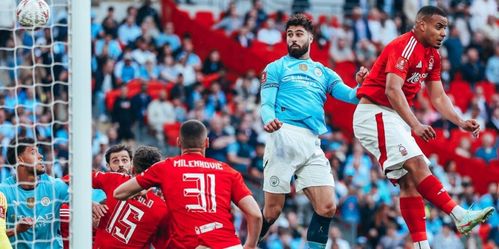 City vence Nottingham Forest e garante vaga na final da Copa da Inglaterra