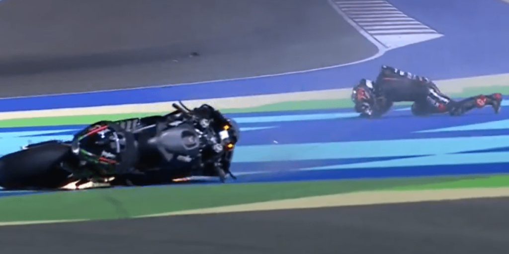 Atual campeão da Moto GP sofre queda, fratura 11 costelas e está internado