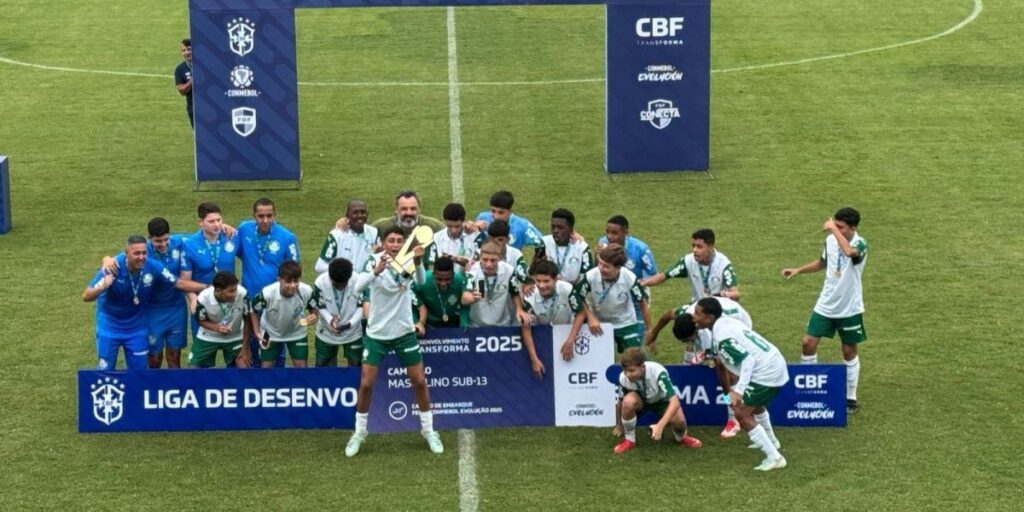 Sub-13: Palmeiras vence Flamengo e é tricampeão da Liga