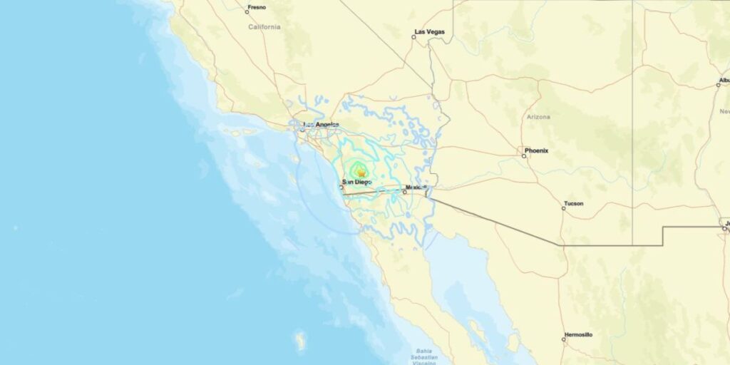 Terremoto de magnitude 5,1 atinge região de San Diego, na Califórnia