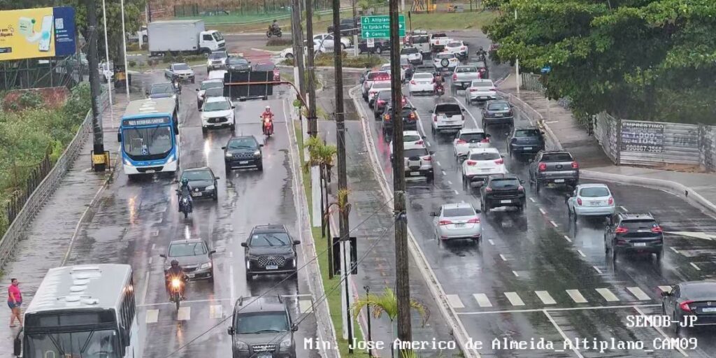 Semana será marcada por chuvas leves em João Pessoa