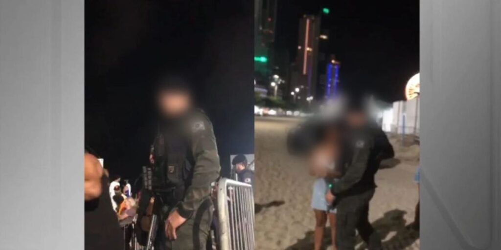 Agente municipal agride mulher durante show em Balneário Camboriú