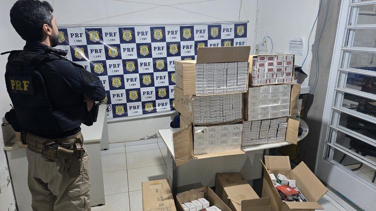 Mais de 4.000 maços de cigarros do Paraguai são apreendidos no Piauí