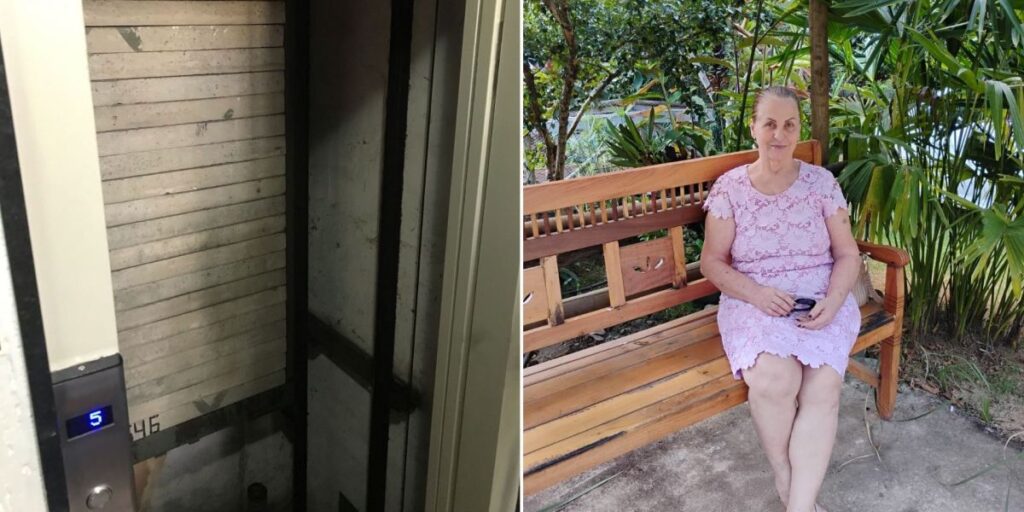 Idosa fica ferida após cair em poço de elevador no Espírito Santo