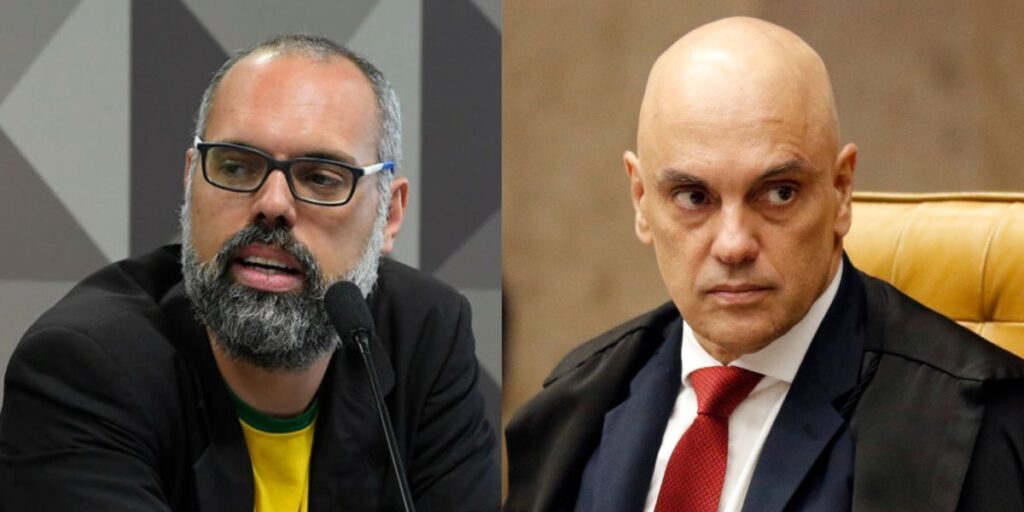 Moraes aplica multa diária de R$ 15 mil a Allan dos Santos